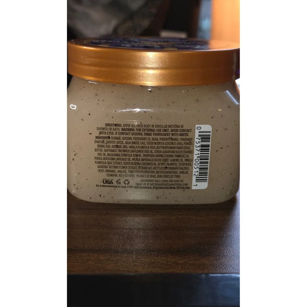 Tree Hut Tahitian Vanilla Bean Shea Sugar Scrub 18oz Body Exfoliator NEW